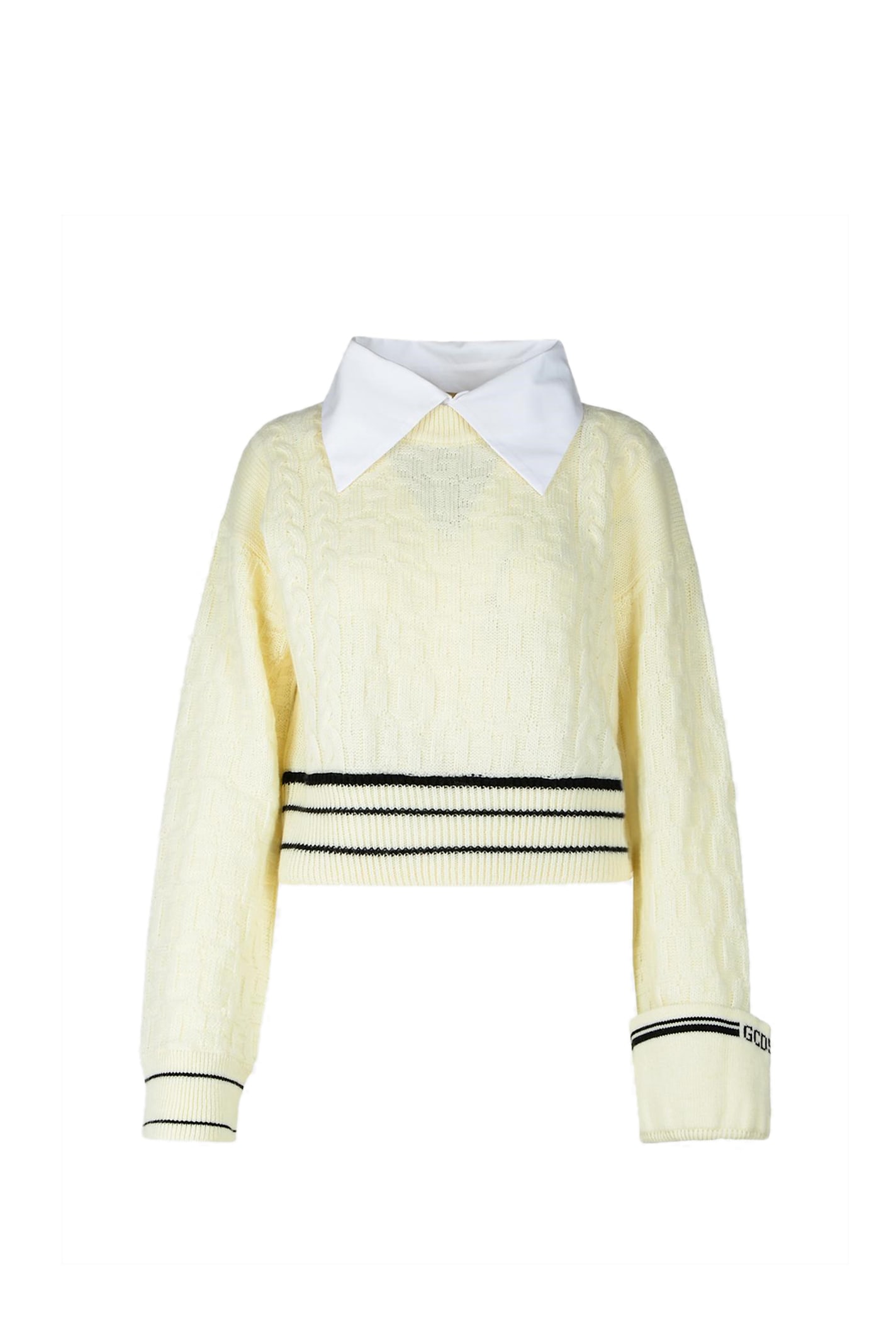 Shop Gcds Sweater In White