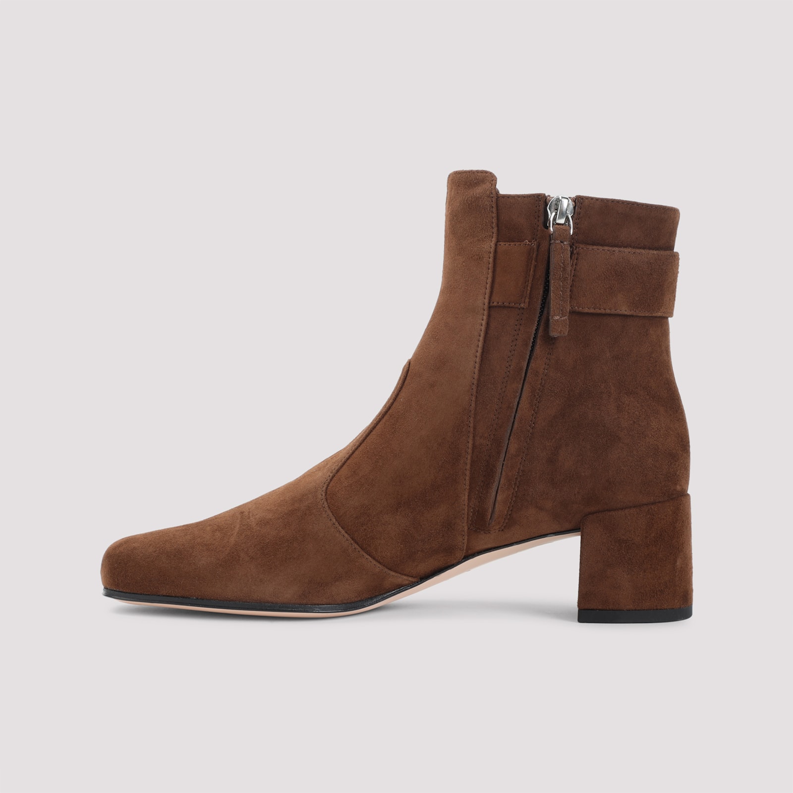 Roger Vivier Tres Vivier Polly 45 Boots In Brown