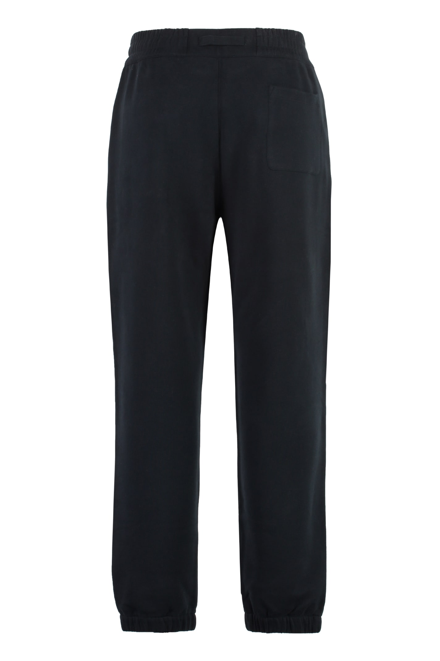 Shop Zegna Cotton Track-pants In Black