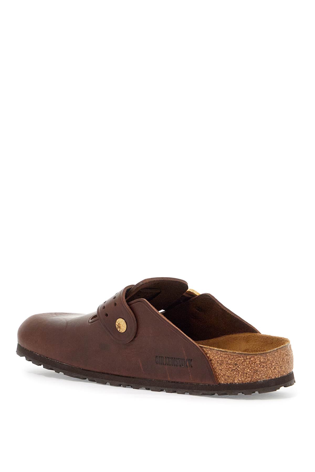 Shop Birkenstock Boston Bold Leather Clog With Sab In Roast (brown)