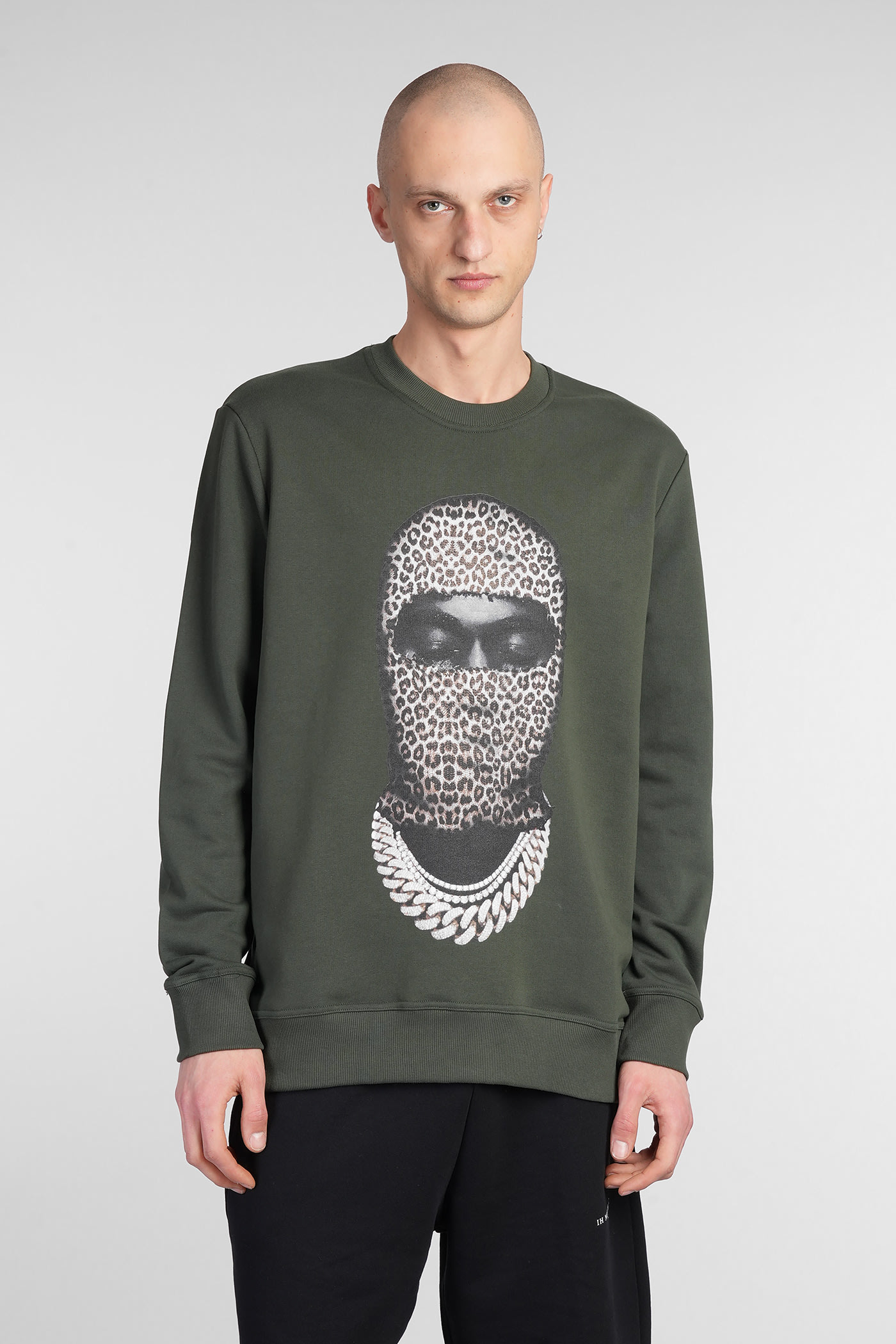 Sweatshirt In Green Cotton