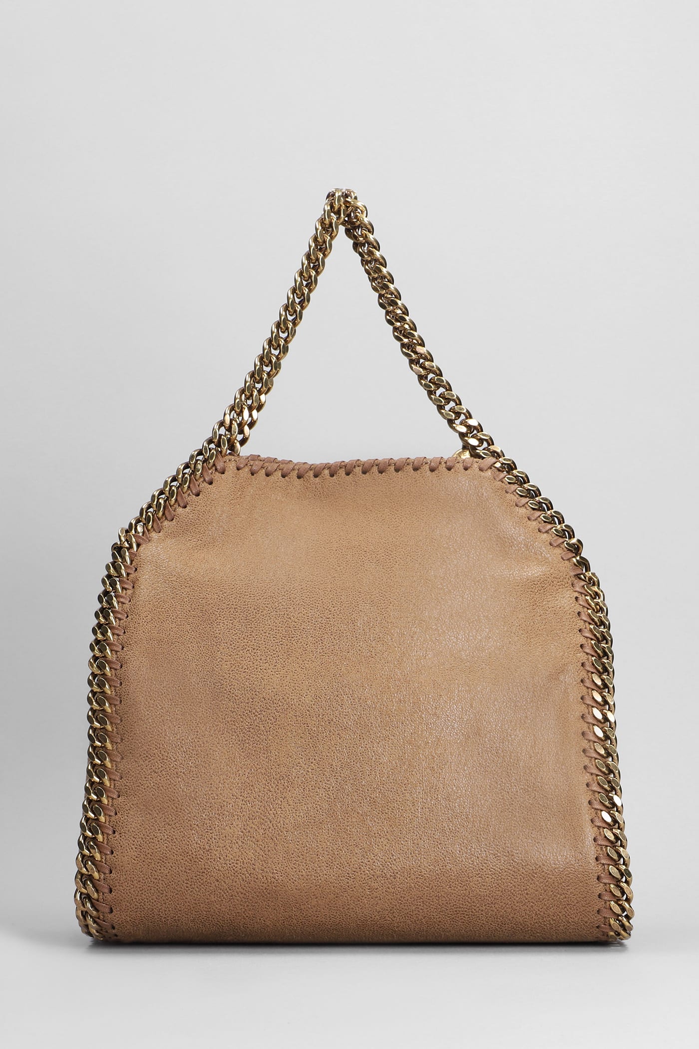 Stella Mccartney Falabella Shoulder Bag In Brown Polyester In Brown