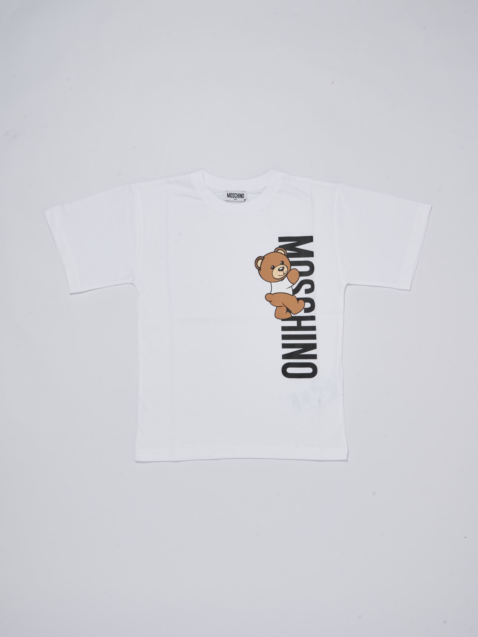 Moschino Kids' T-shirt T-shirt In Bianco Ottico