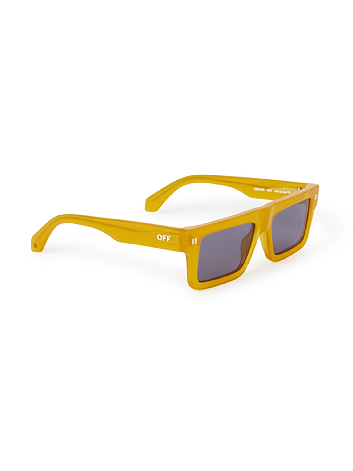 Off-white Oeri13z Chandler Sunglasses Eyewear In Yellow Dark Grey