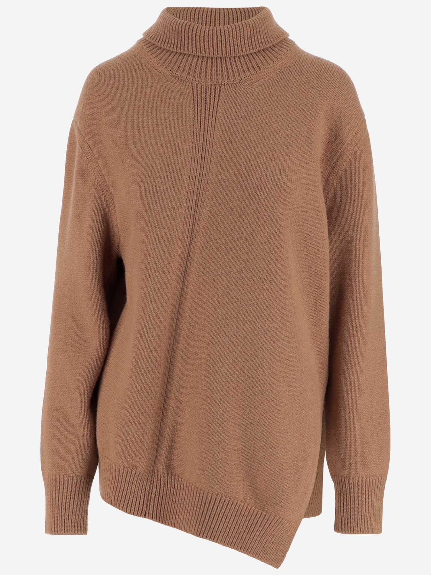 Jil Sander Asymmetrical Wool-blend Sweater
