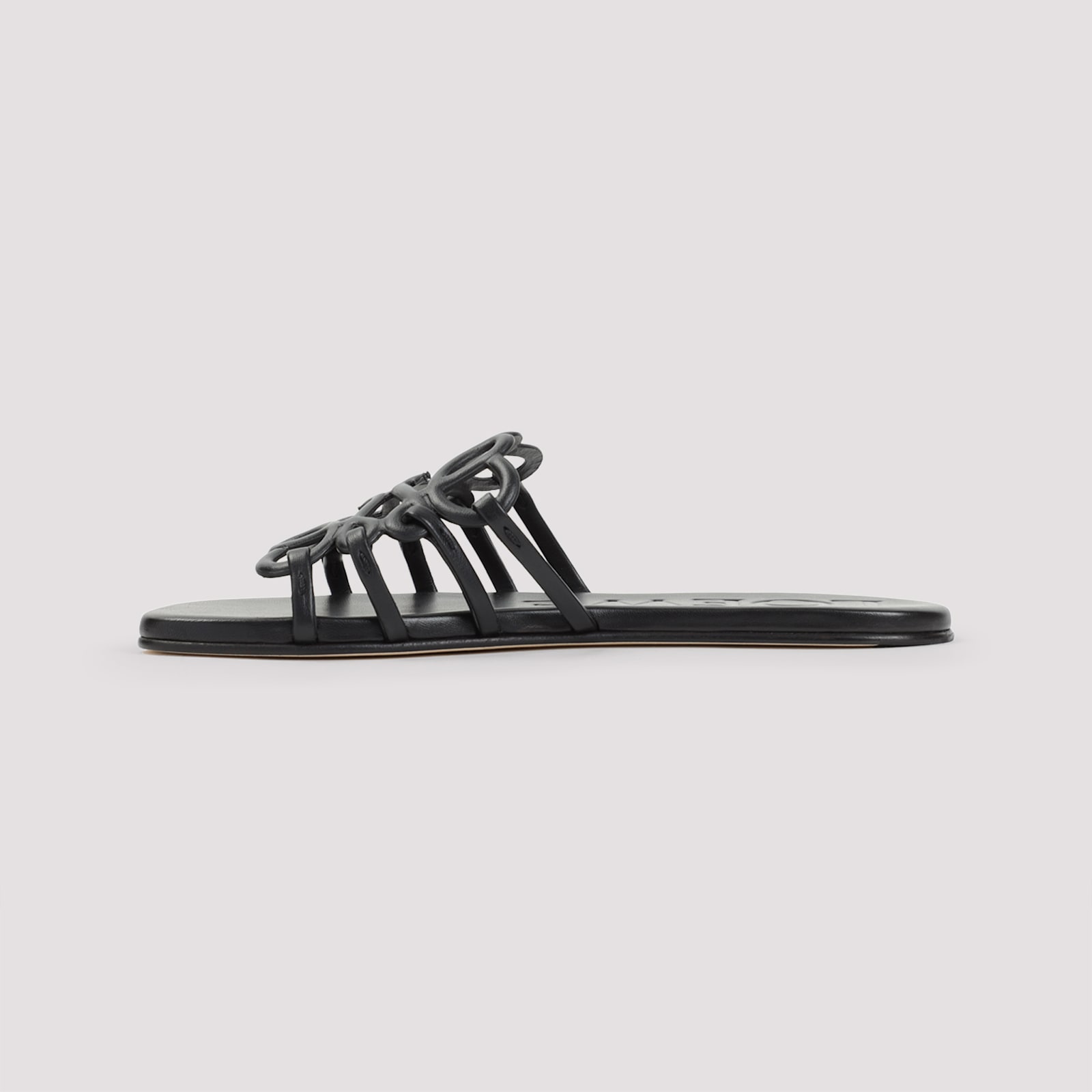 Loewe Petal Anagram Slide In Soft Calfskin