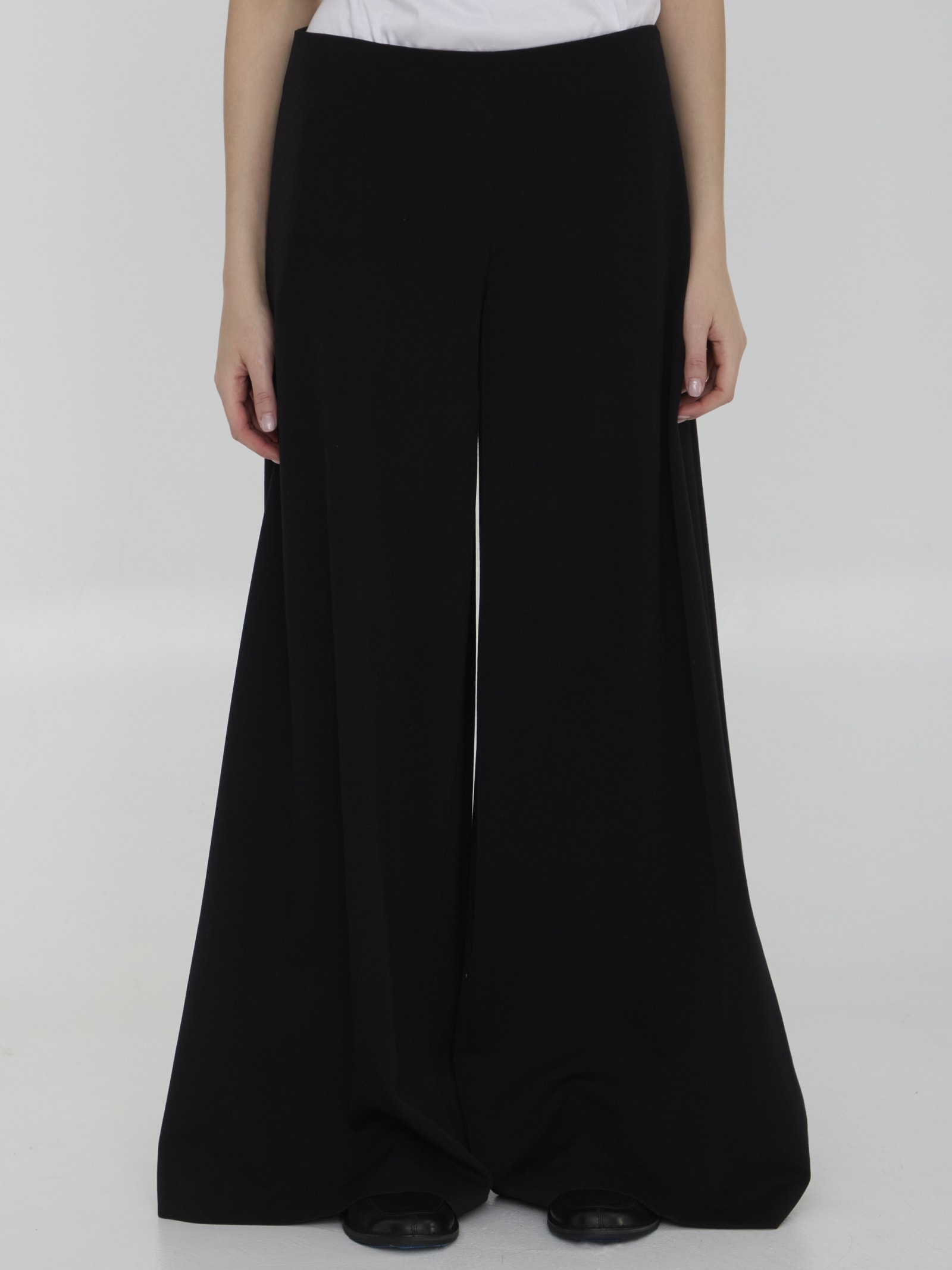 The Row Dela Trousers In Black