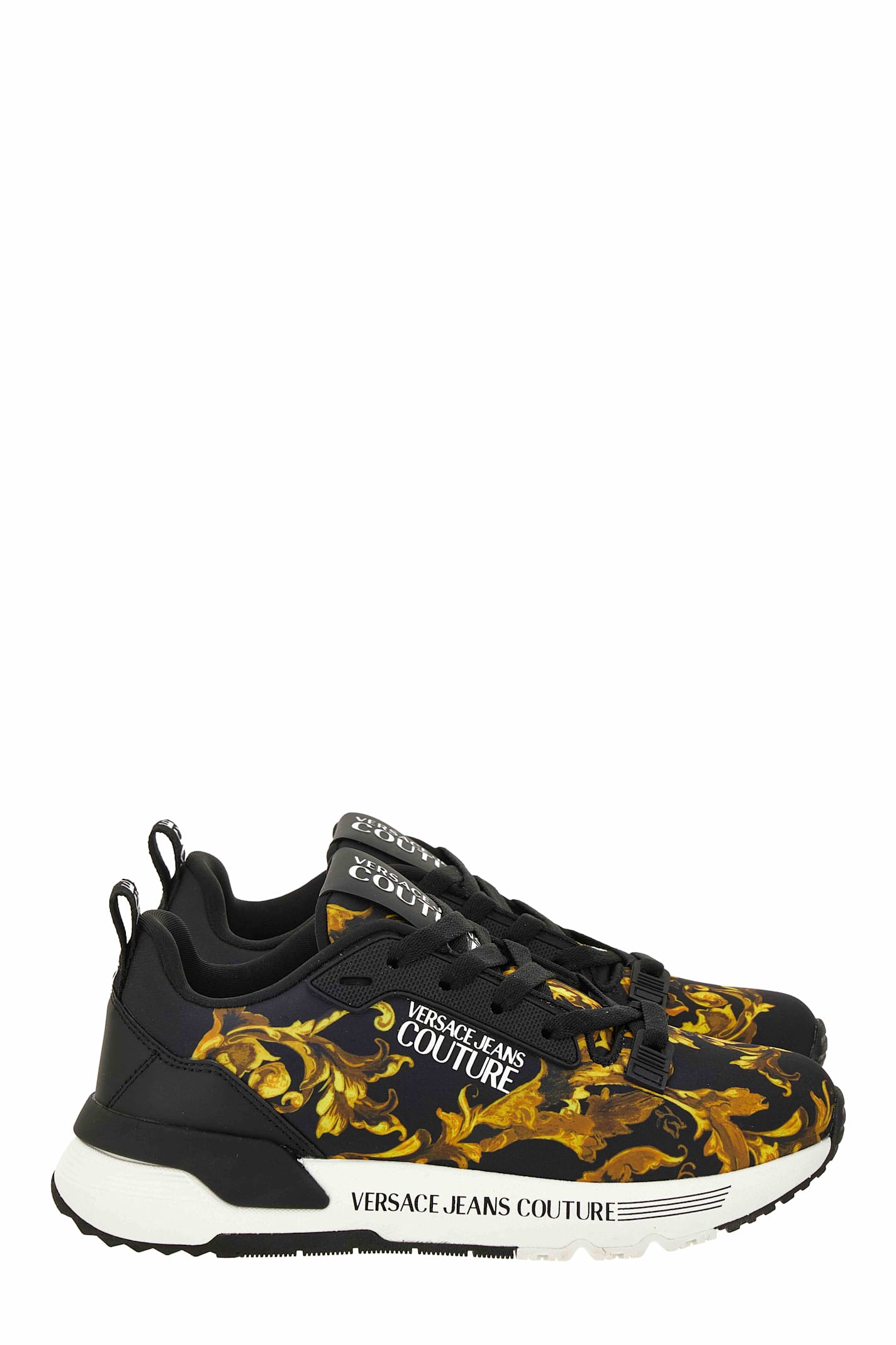 Versace Jeans Couture Sneakers In Black