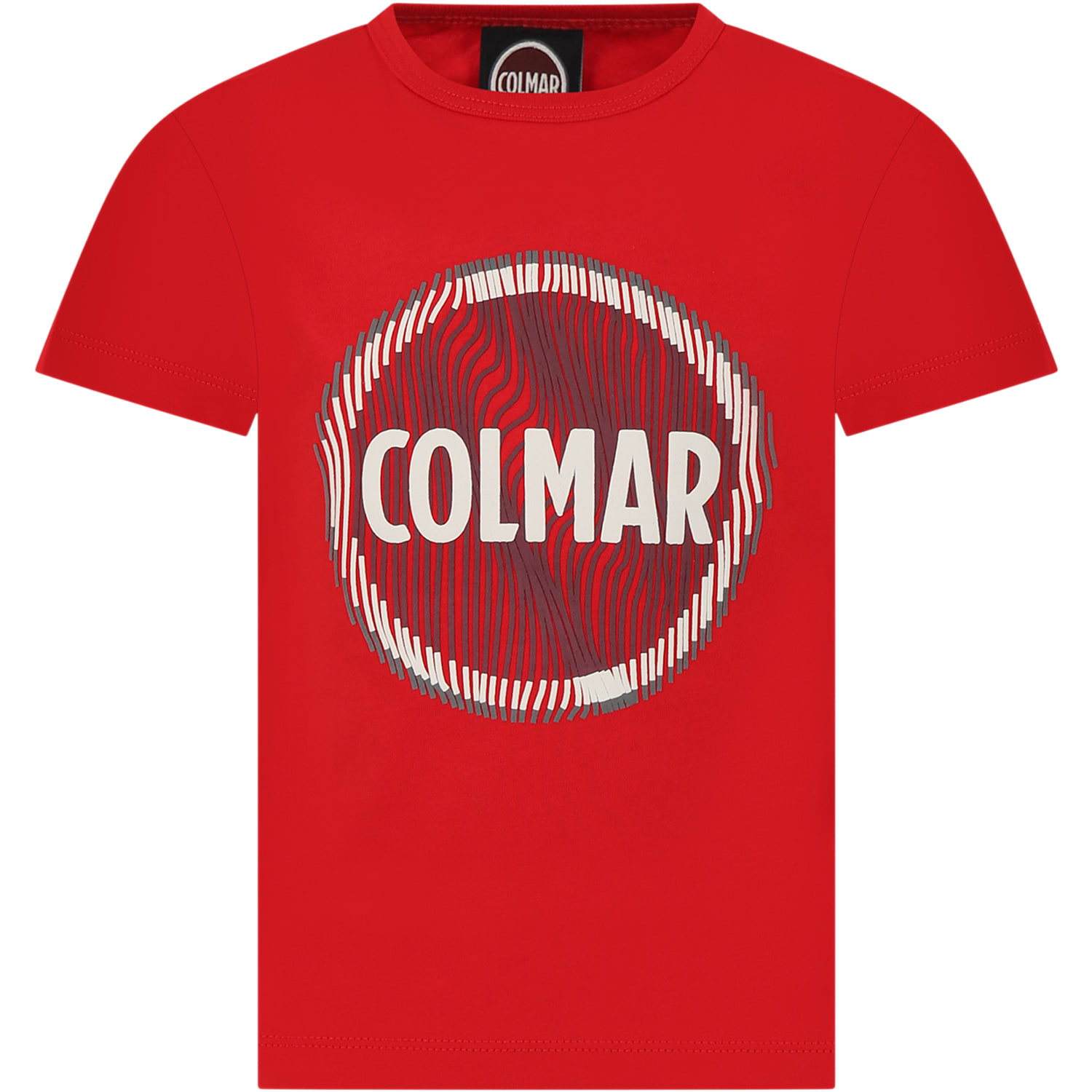 Colmar Red T-shirt For Kids With Logo