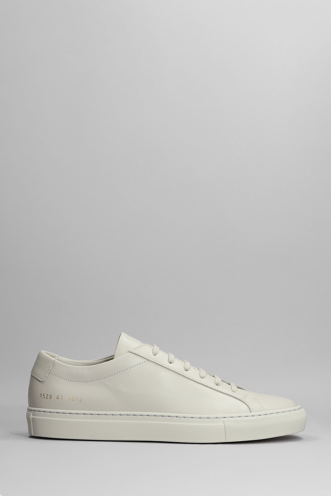 Common Projects Original Achilles Sneakers In Beige Leather