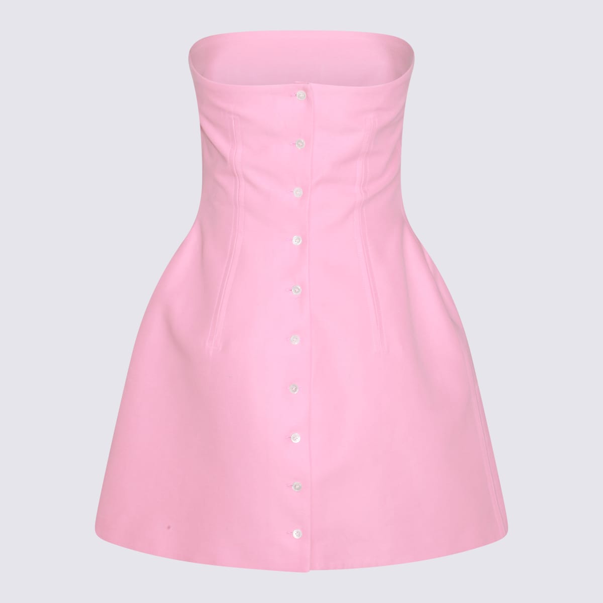 Shop Marni Pink Cotton Mini Dress