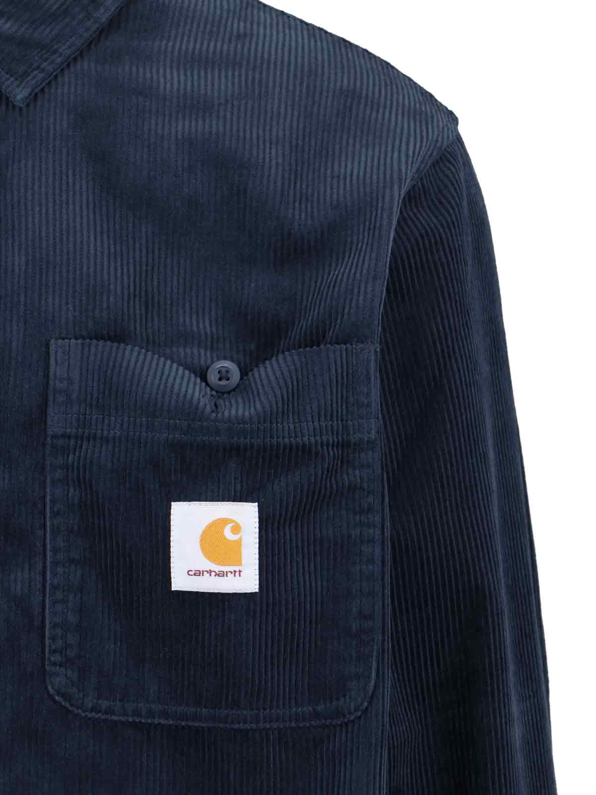 Carhartt Flint Shirt In Blue