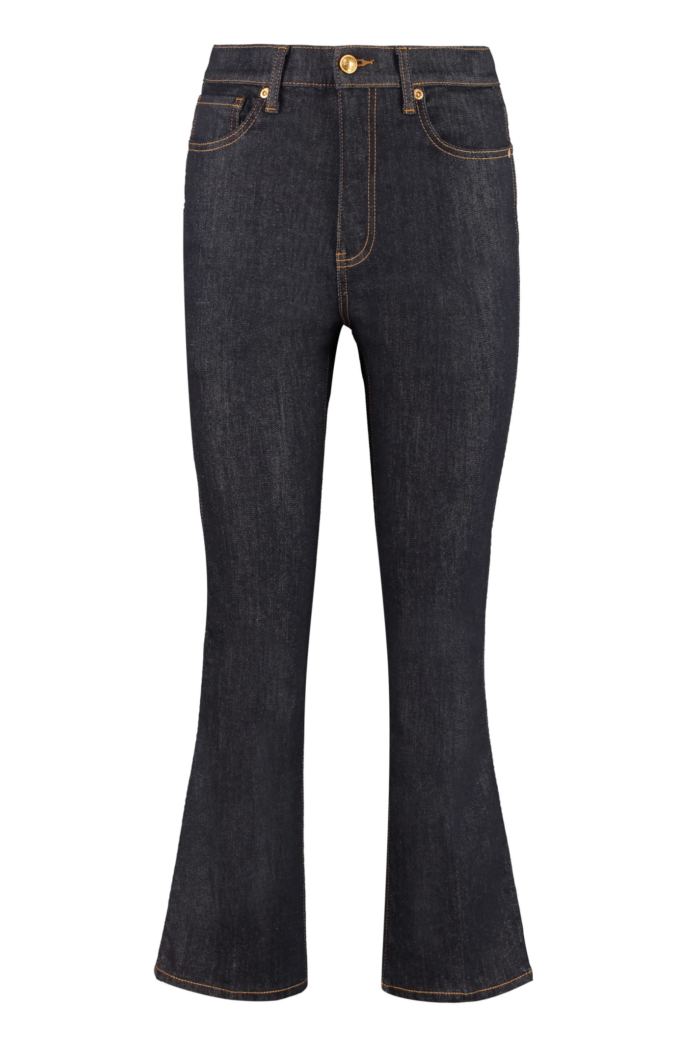 Tory Burch Cropped Boot-cut Jeans