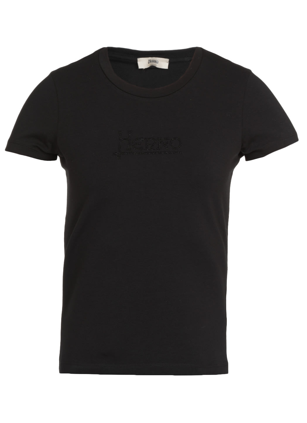 Herno Logo T-shirt In Black