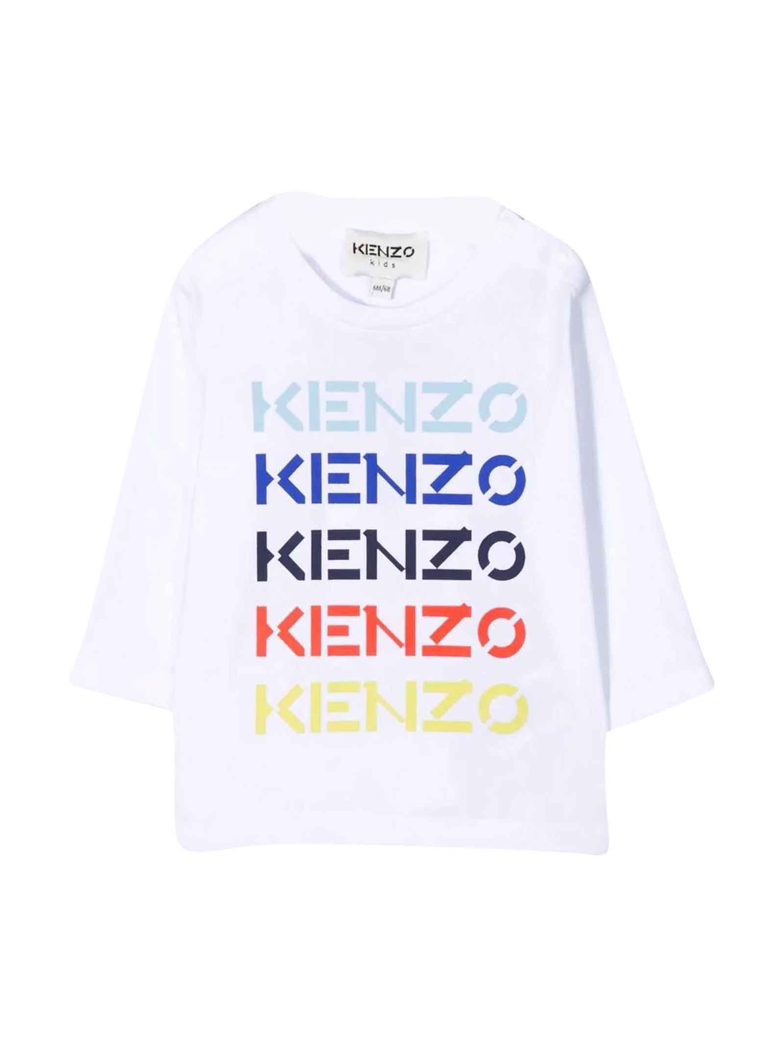 Kenzo Kids White T-shirt Baby Unisex