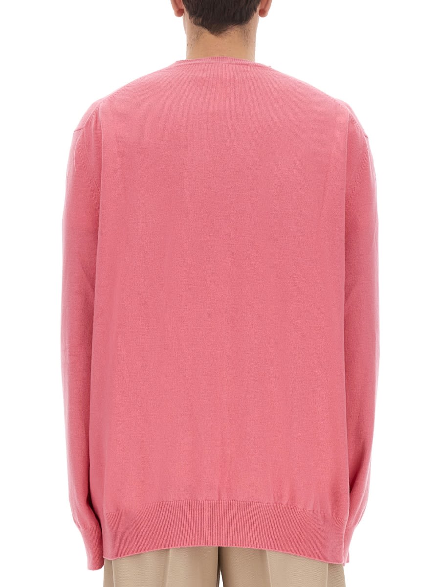 Shop Comme Des Garçons Shirt Wool Jersey. In Pink