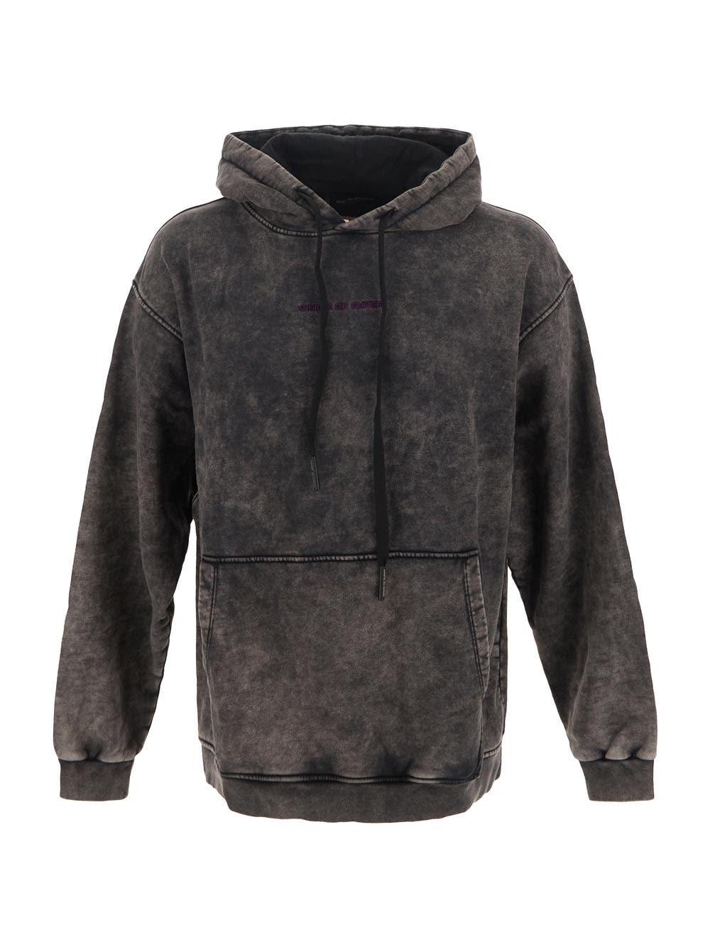 Vision of Super Grey Washed-out Hoodie