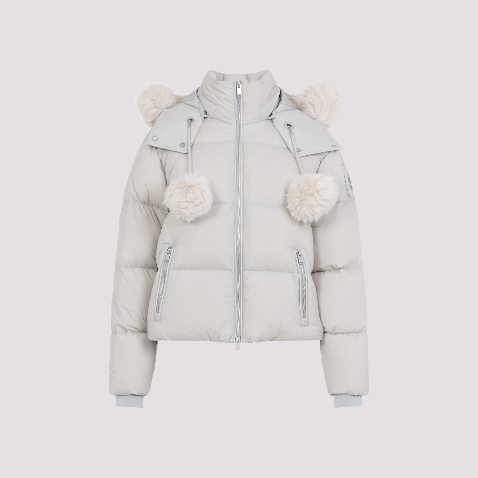 Moose Knuckles Misti Peak Puffer Jacket In White