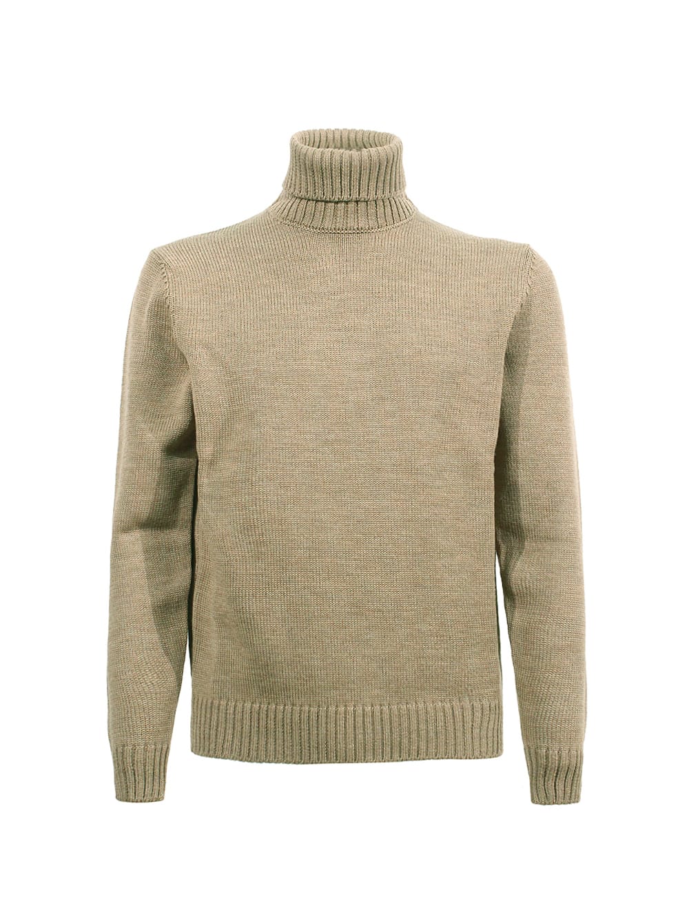 Shop Zanone Turtleneck In Camel