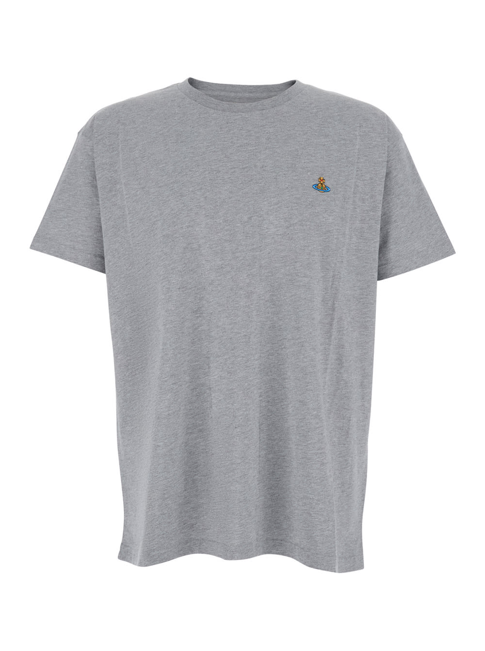 Vivienne Westwood Classic T-shirt Multicolor Orb In Gray