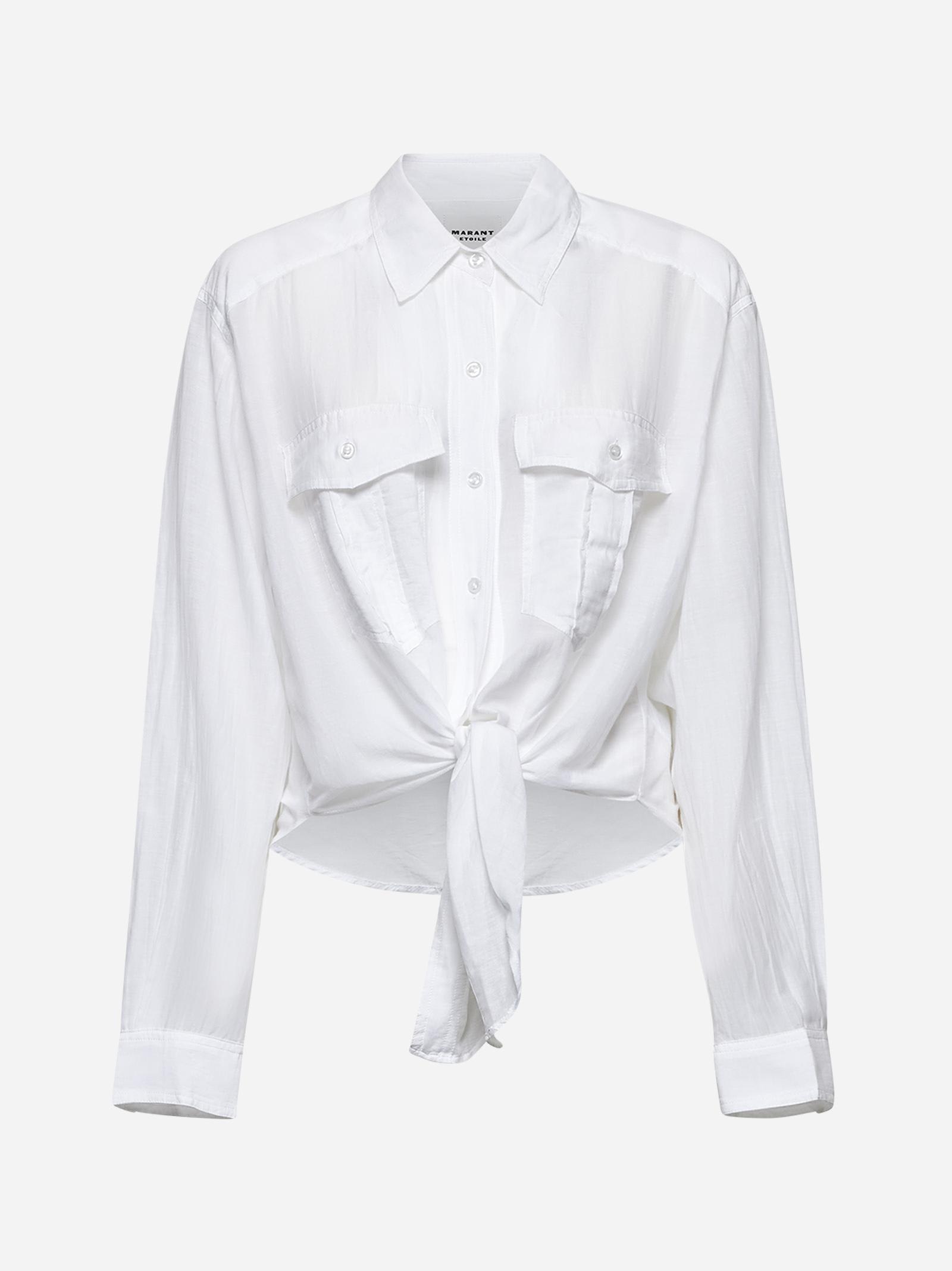 Marant Étoile White Voile Nath Shirt