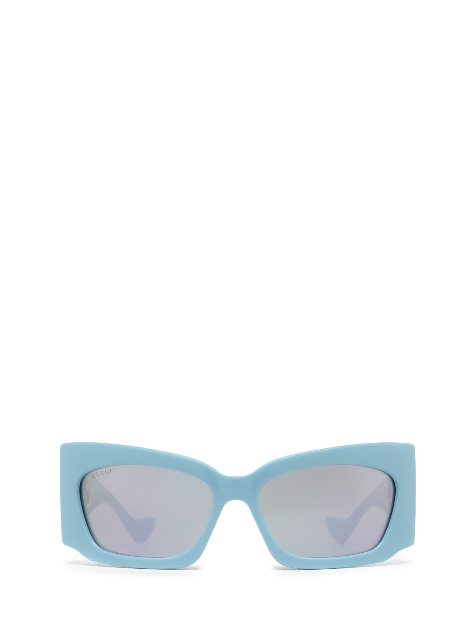 Shop Gucci Gg1412s Blue Sunglasses