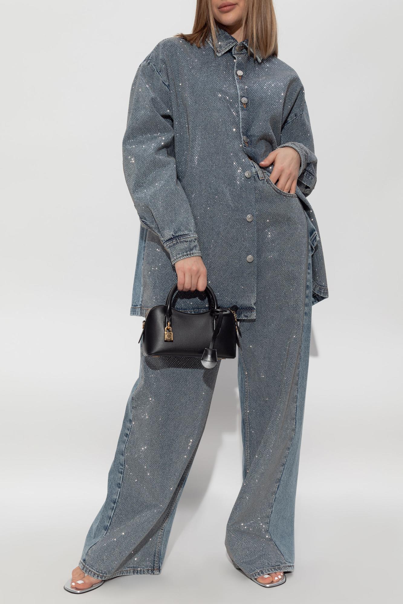 Stella Mccartney Denim Embellished Hotfix Jeans