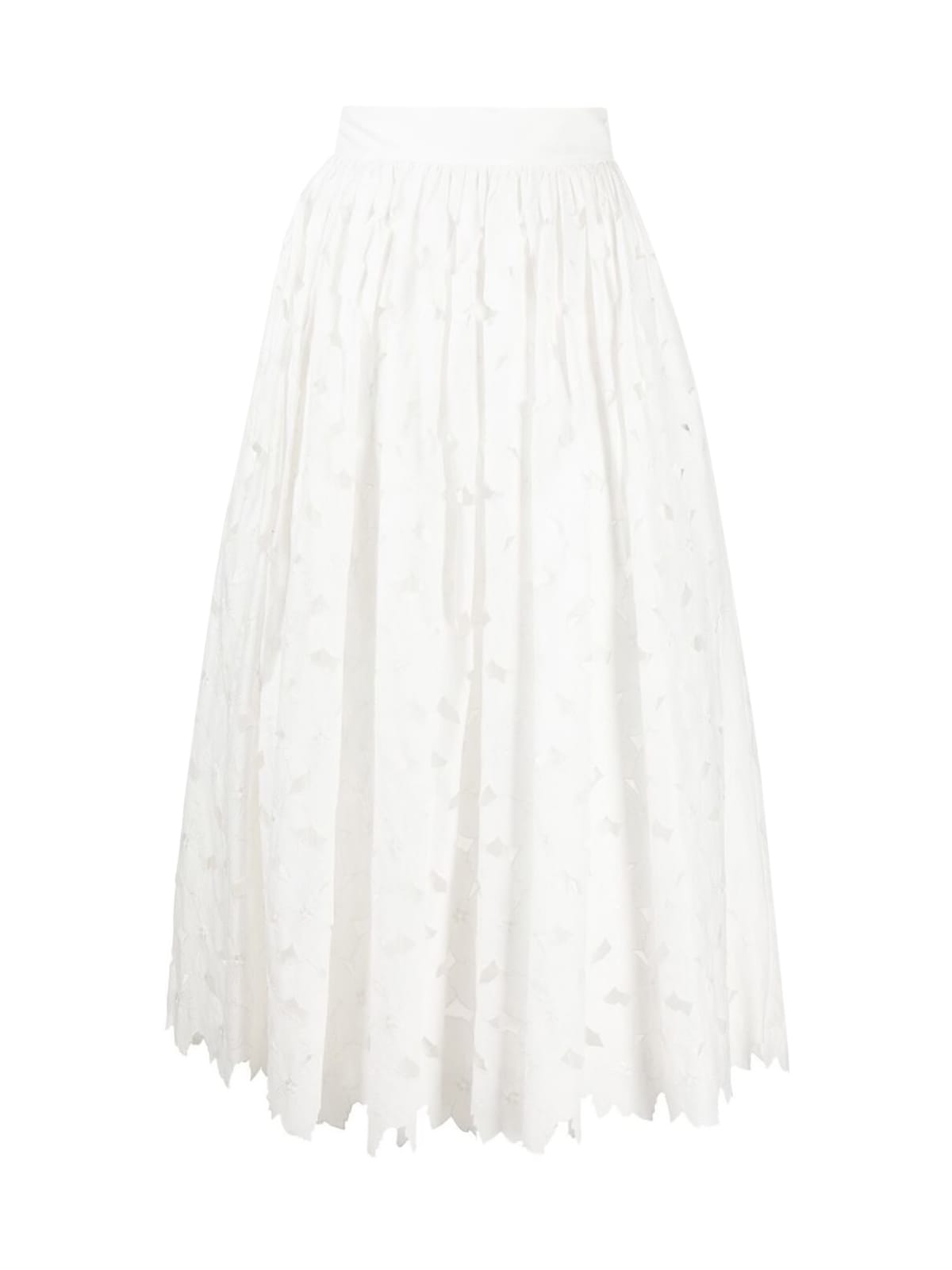 RED Valentino Cut-out Midi Skirt