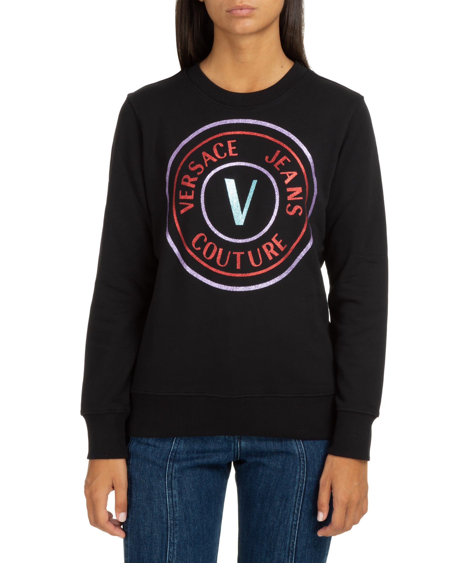 Versace Jeans Couture V-emblem Cotton Sweatshirt