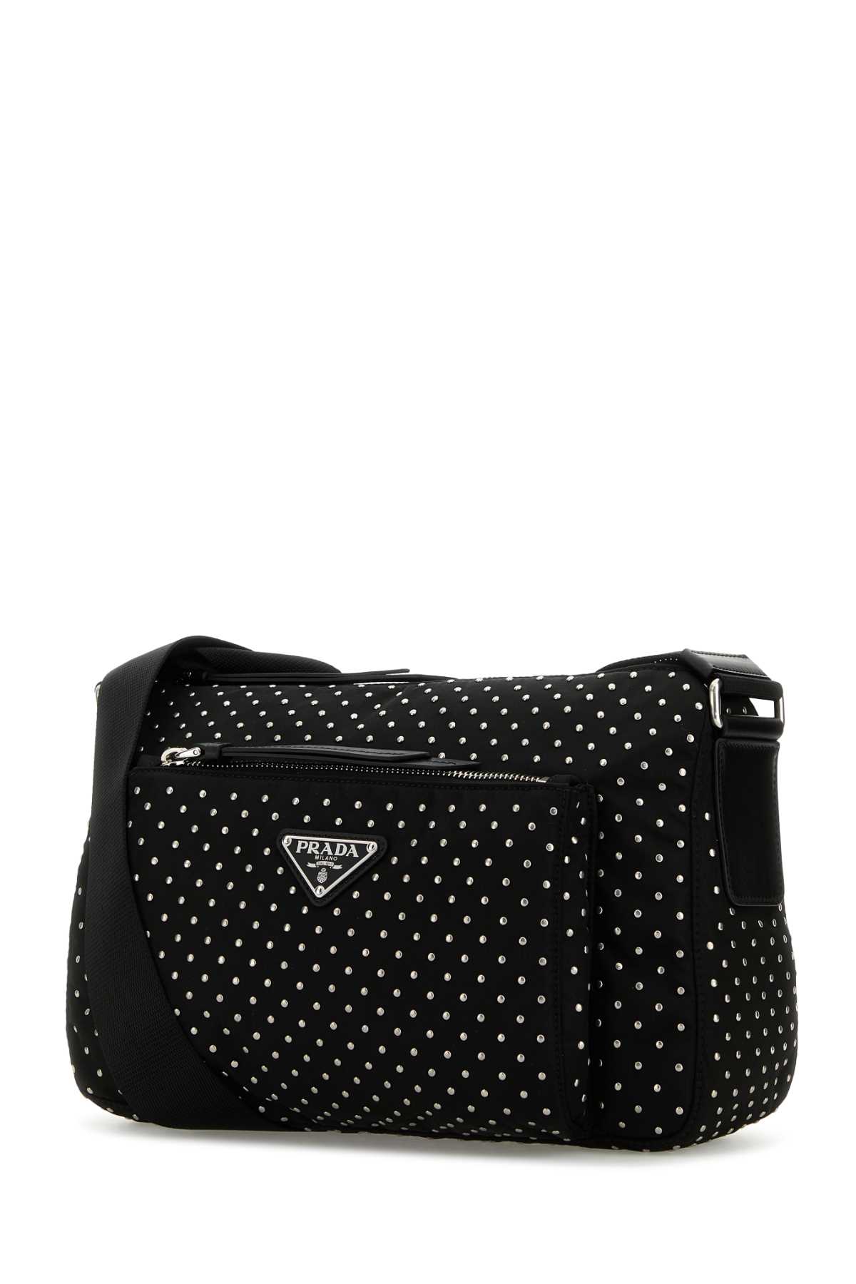 Prada Women's Re-nylon Crossbody Bag In Nero