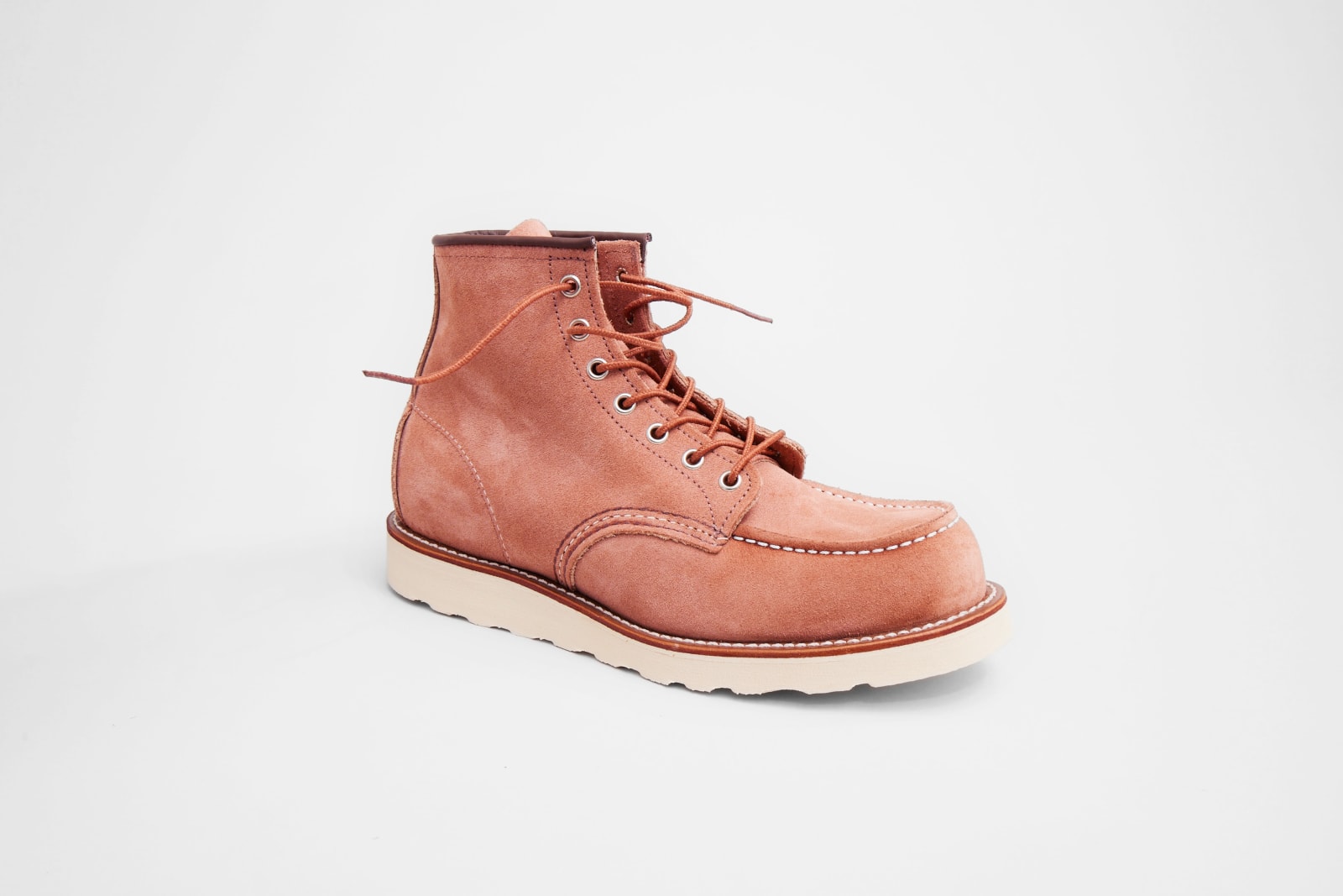 Shop Red Wing Classic Moc In Dusty Rose