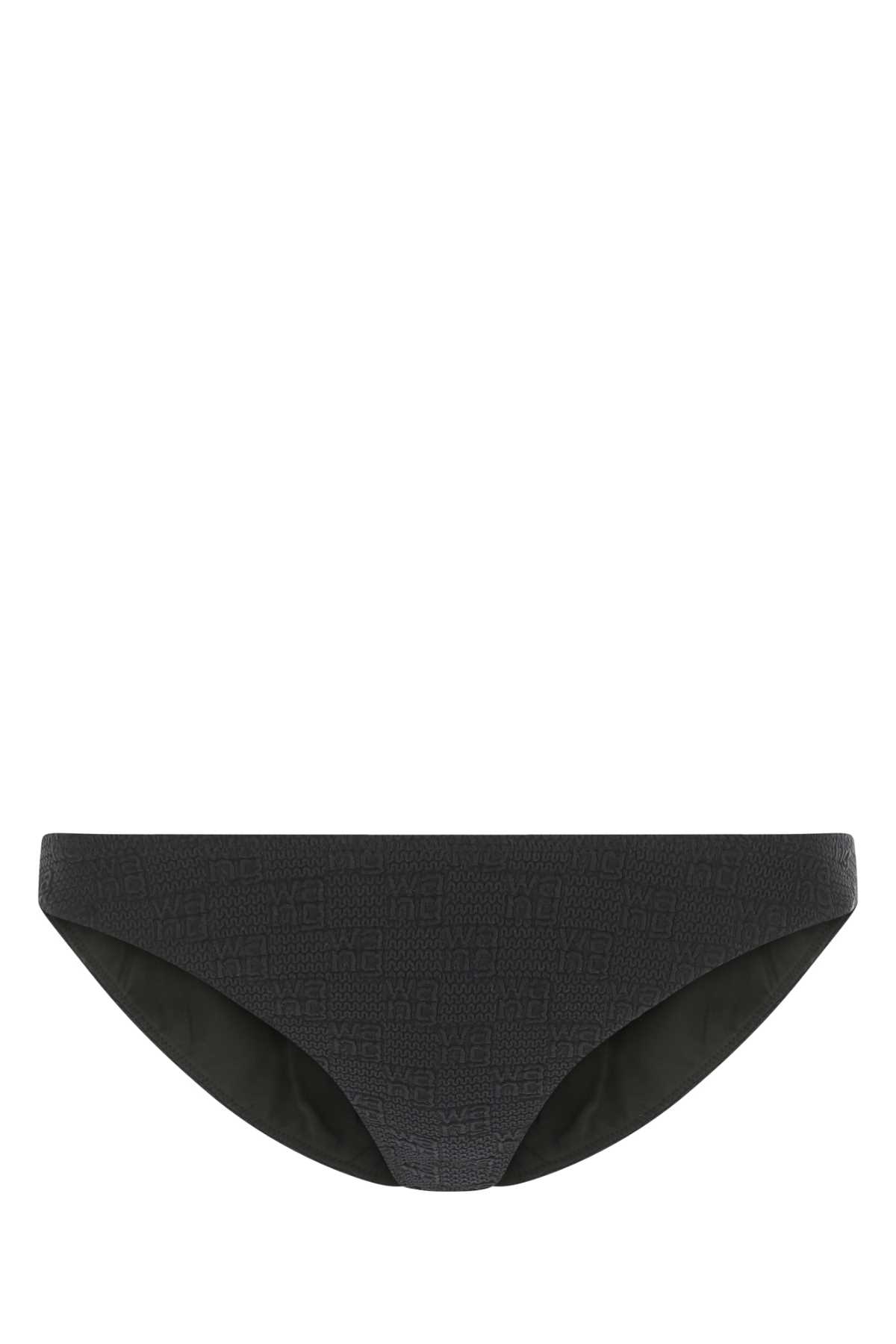 Black Stretch Nylon Bikini Bottom