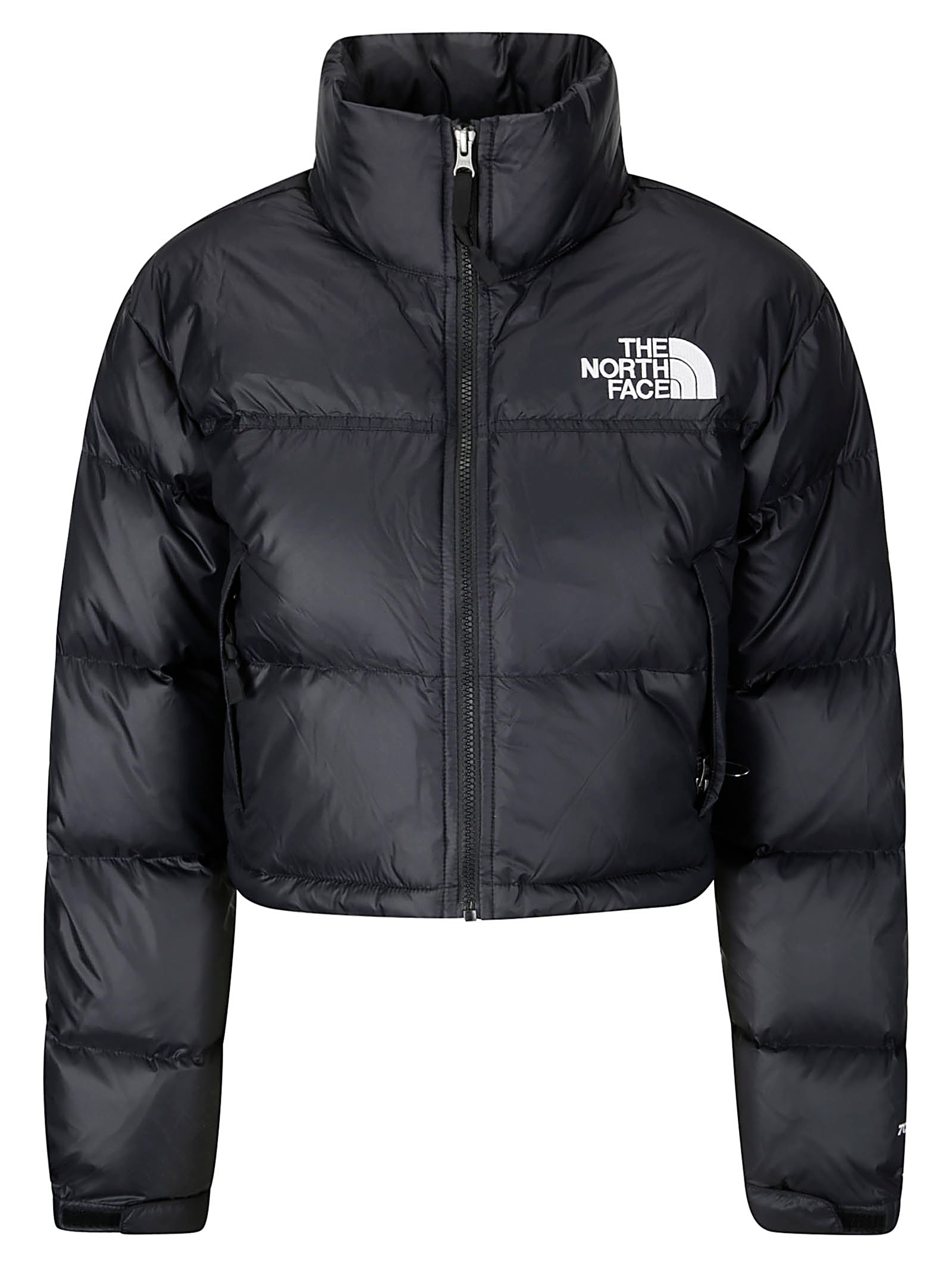 Shop The North Face W Nuptse Short Jacket In Tnf Black/tnf Black