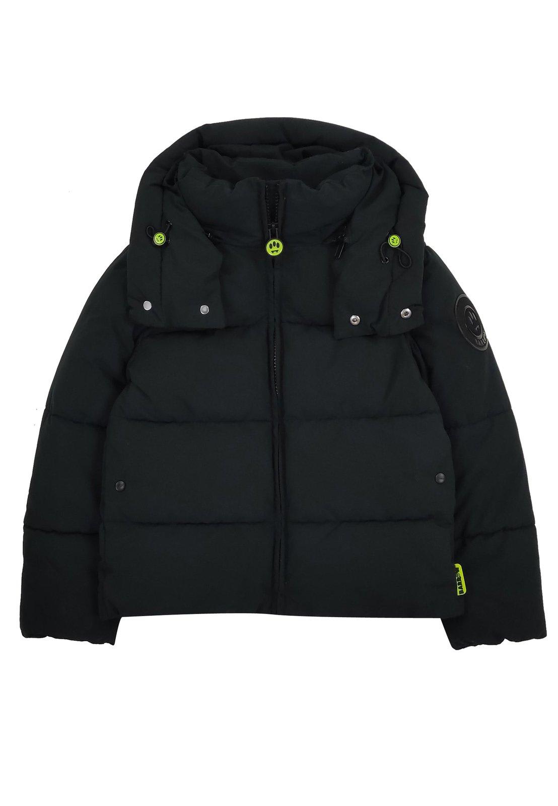 Shop Barrow Zip-up Puffer Jacket In Black