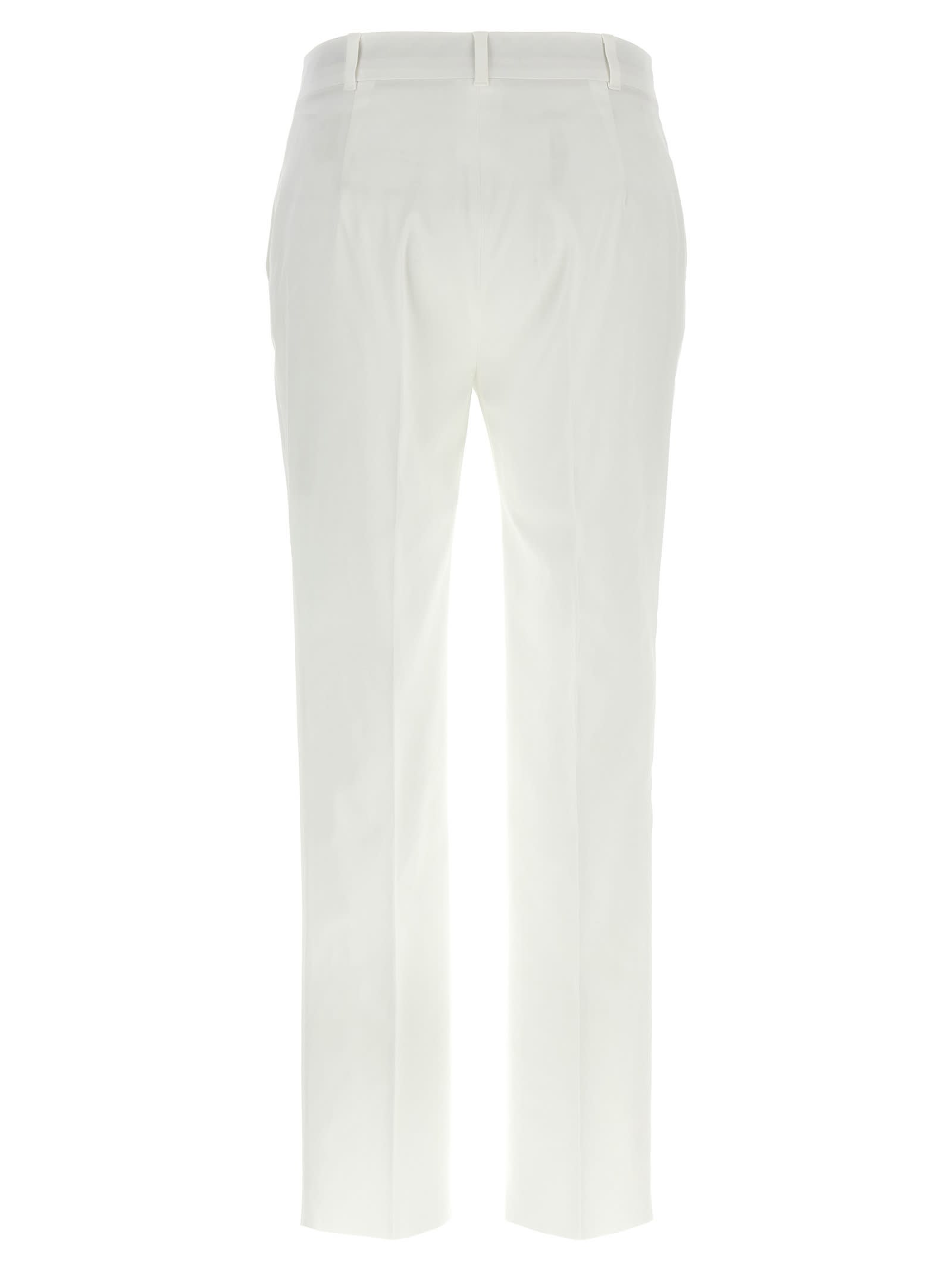Max Mara David Pants In White