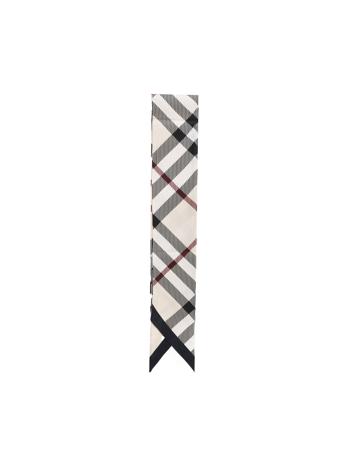 Shop Burberry Foulard Vintage Check In Beige Vintage Check