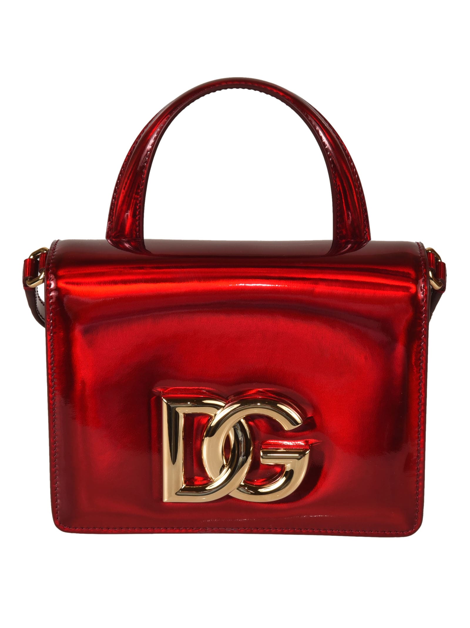 Dolce & Gabbana Logo Plaque Top Handle Shoulder Bag