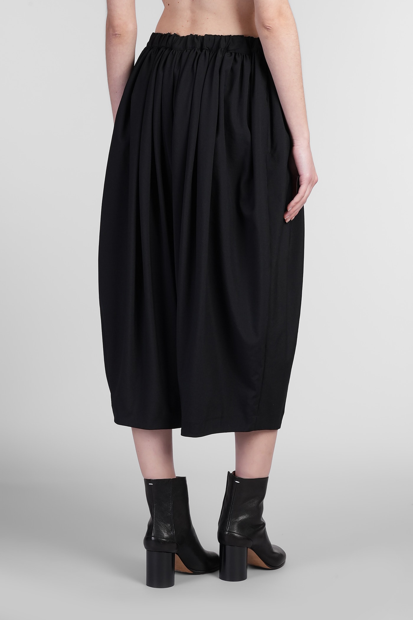 Shop Comme Des Garçons Pants In Black Wool