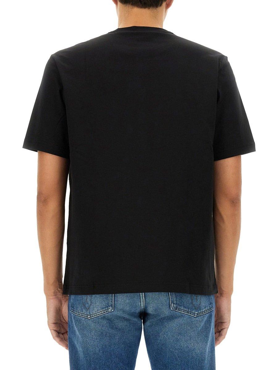 Paul Smith Graphic-printed Crewneck T-shirt In Black