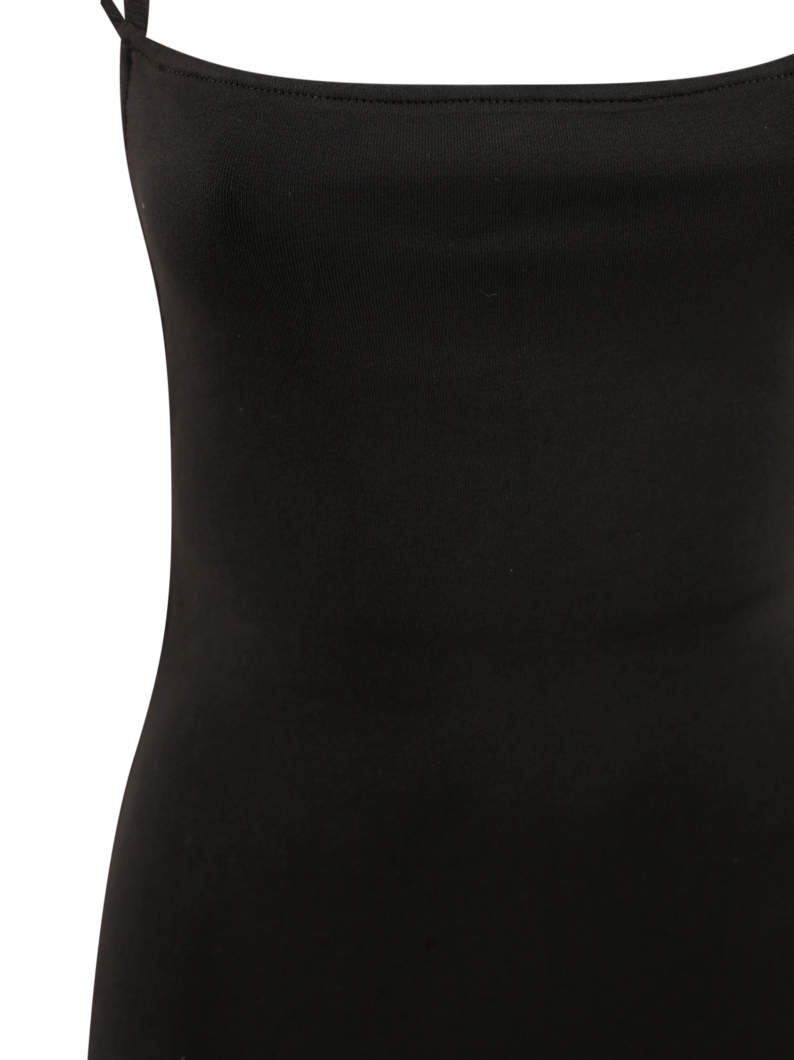 Philosophy Di Lorenzo Serafini Form-fitting Midi Dress With Unique Cut-out Detail In Black