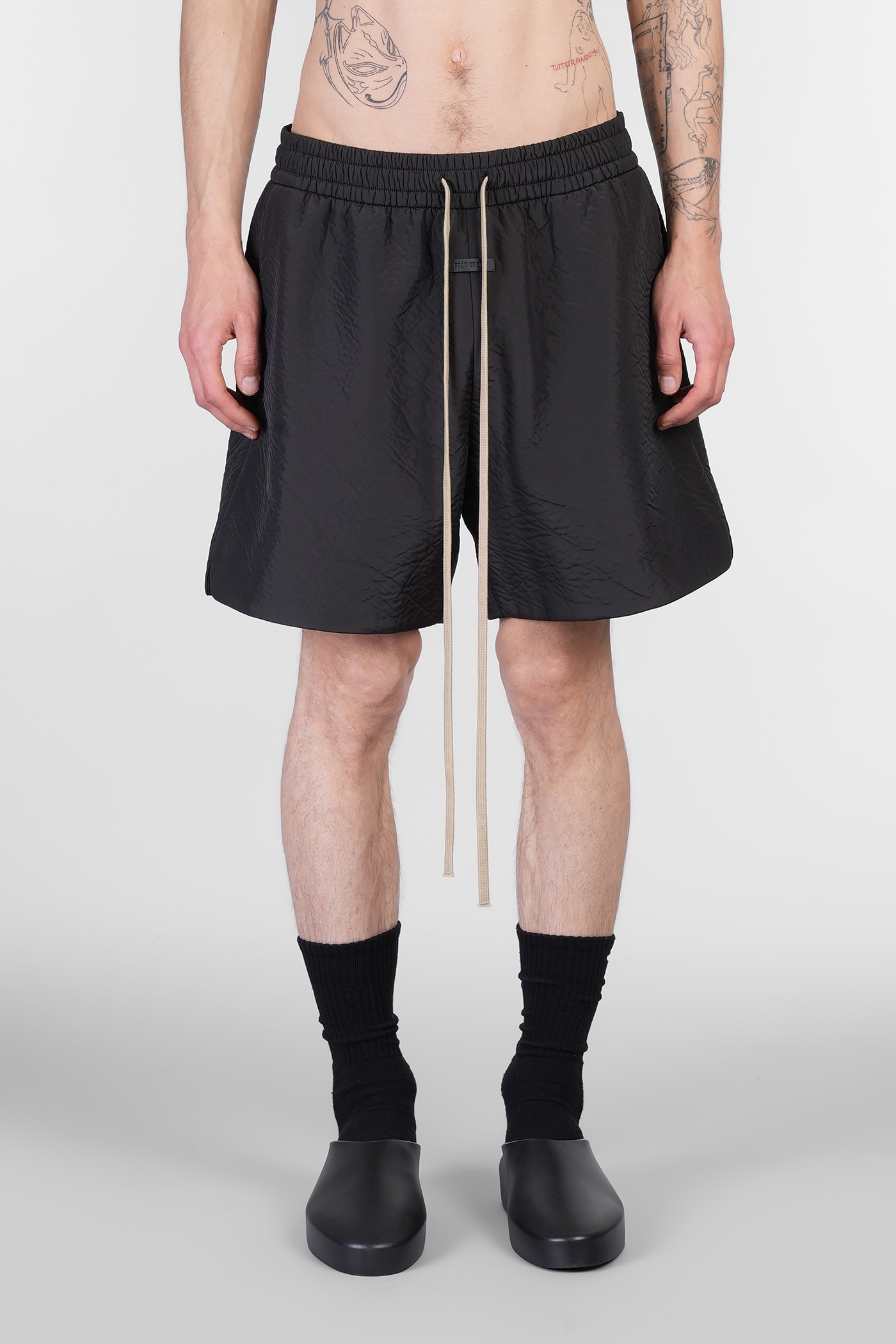 Shorts In Black Polyester