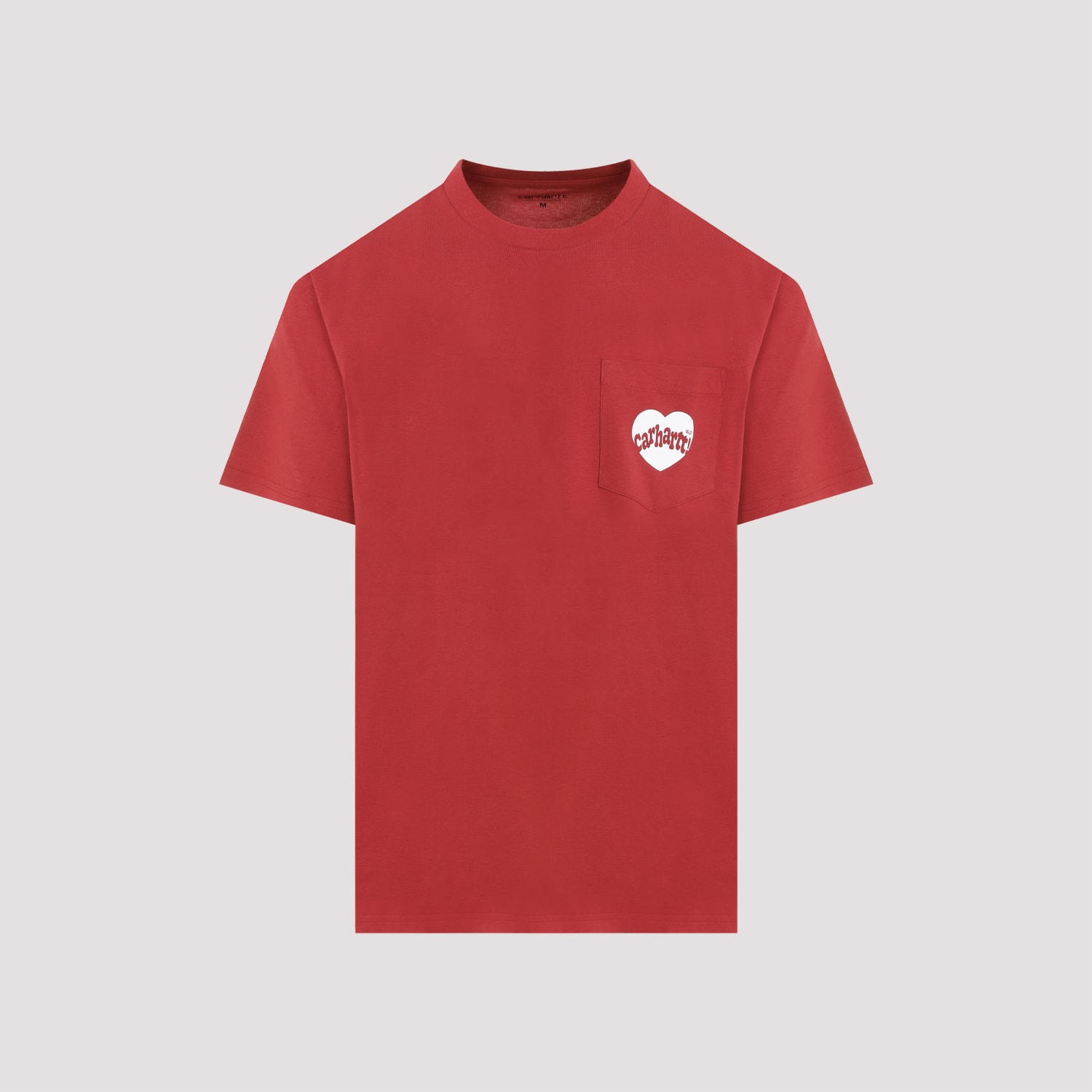 Carhartt Amour Pocket Crewneck T-shirt In Nude & Neutrals