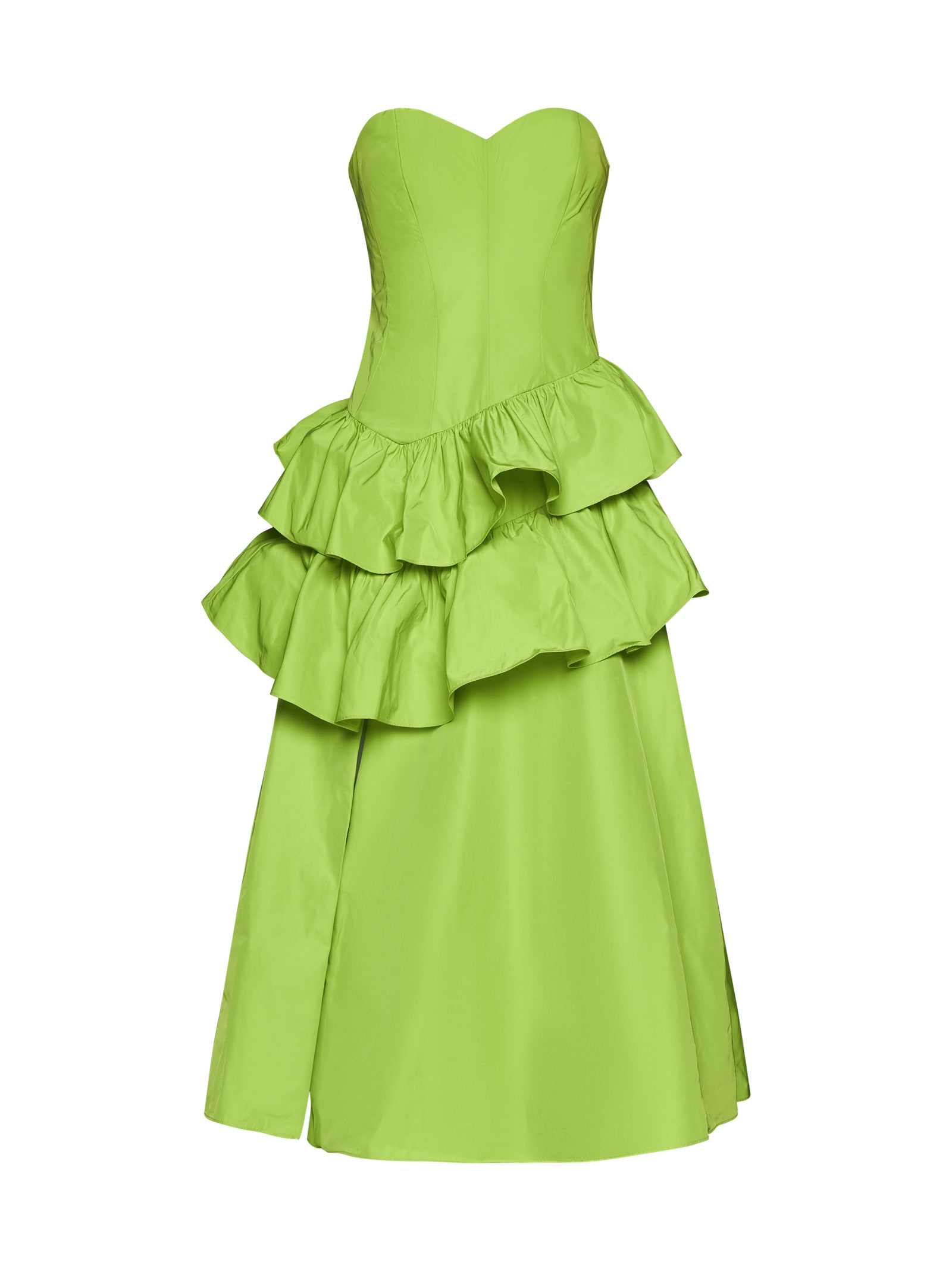 Marchesa Notte Dress In Green