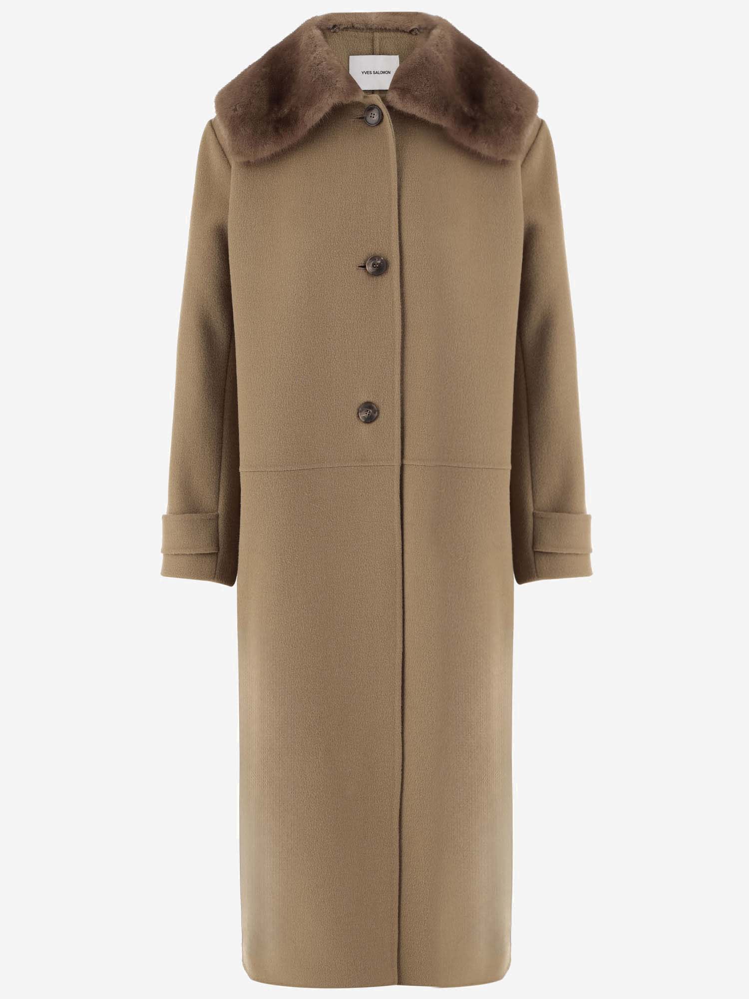 Wool And Cashmere Long Coat