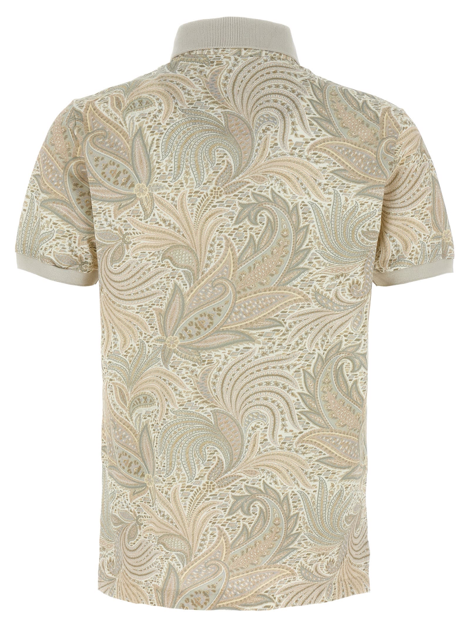 ETRO POLO PAISLEY FLOWERS