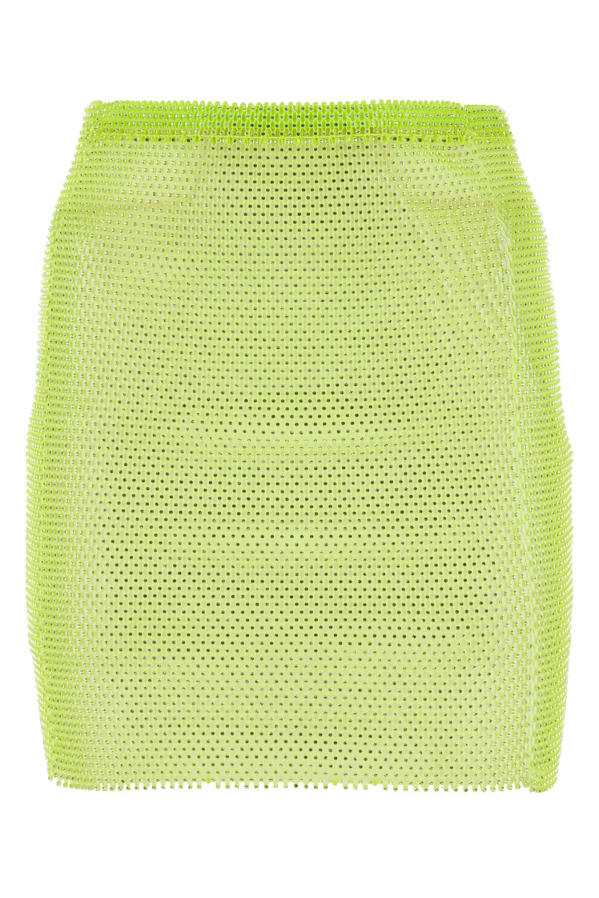 Acid Green Mesh Mini Skirt