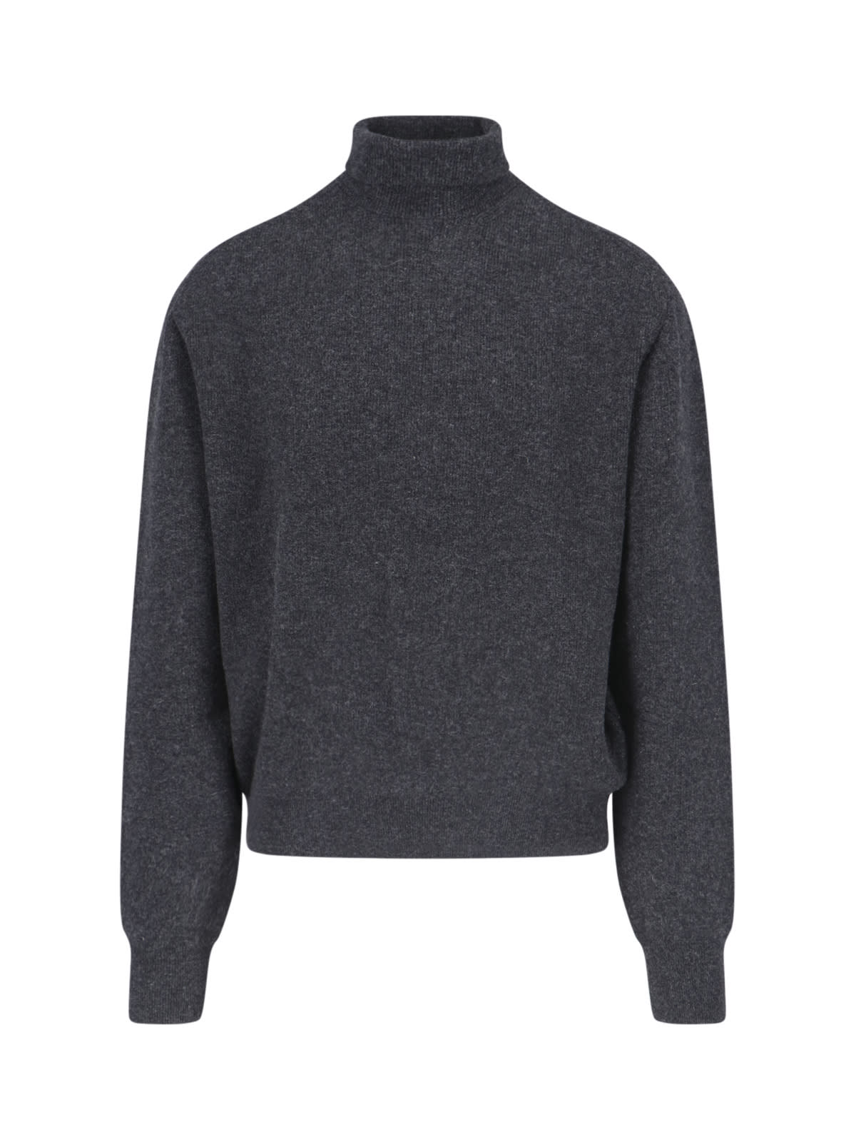 Shop Lemaire High Neck Sweater In Gray