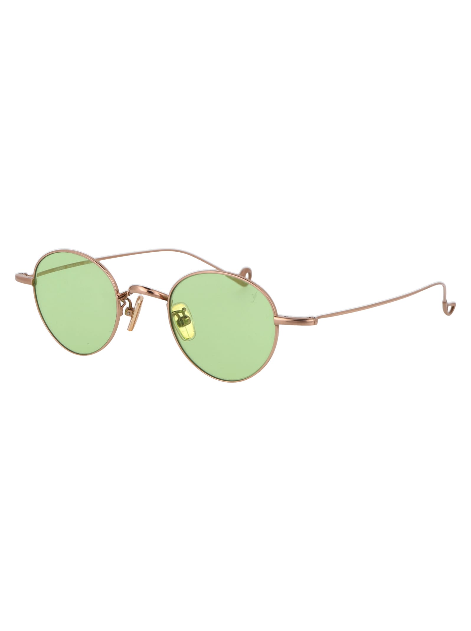 Shop Eyepetizer Clint Sunglasses In C.9-1 Rose Gold