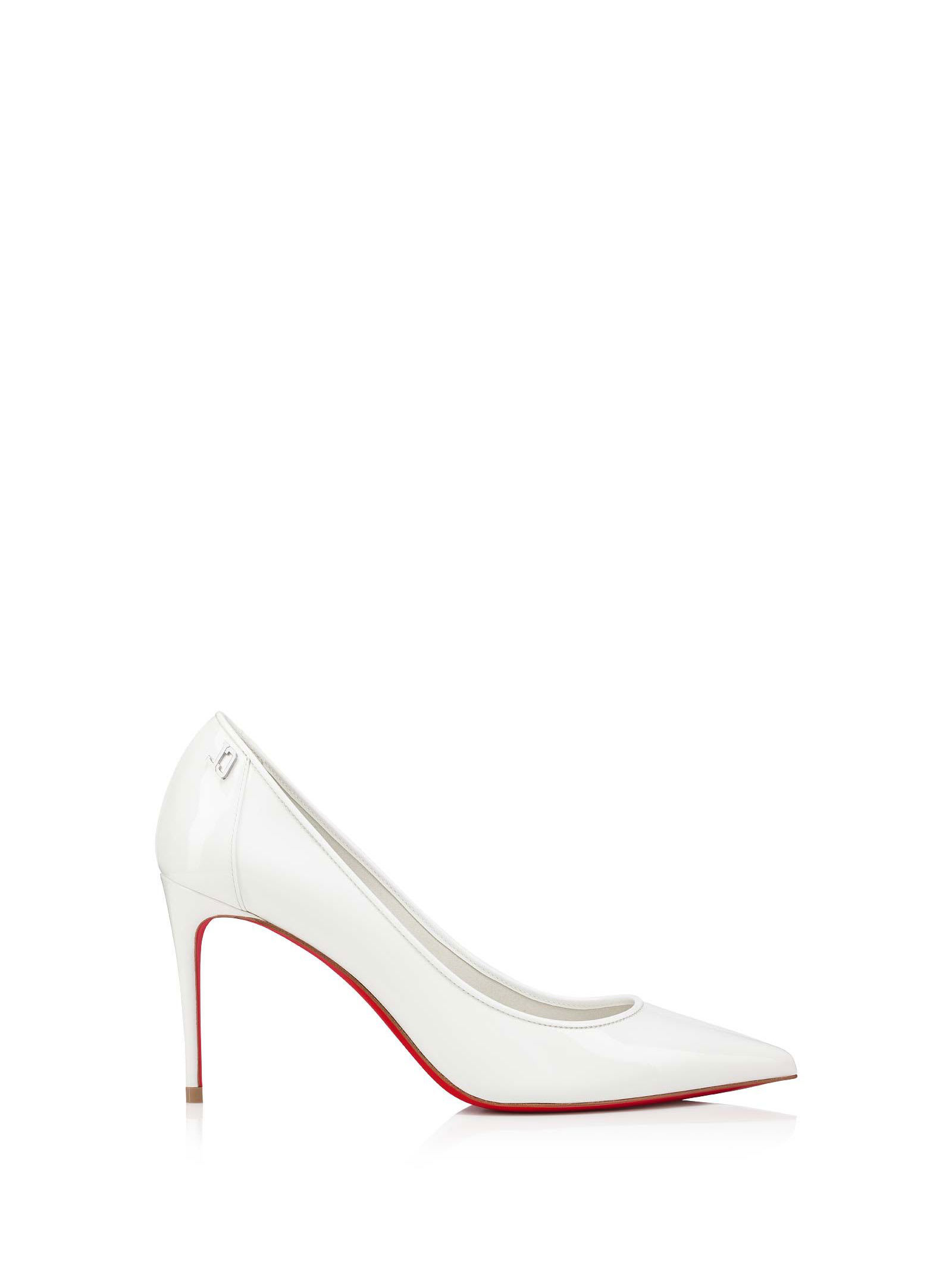 Shop Christian Louboutin Sporty Kate Pump In Bianco