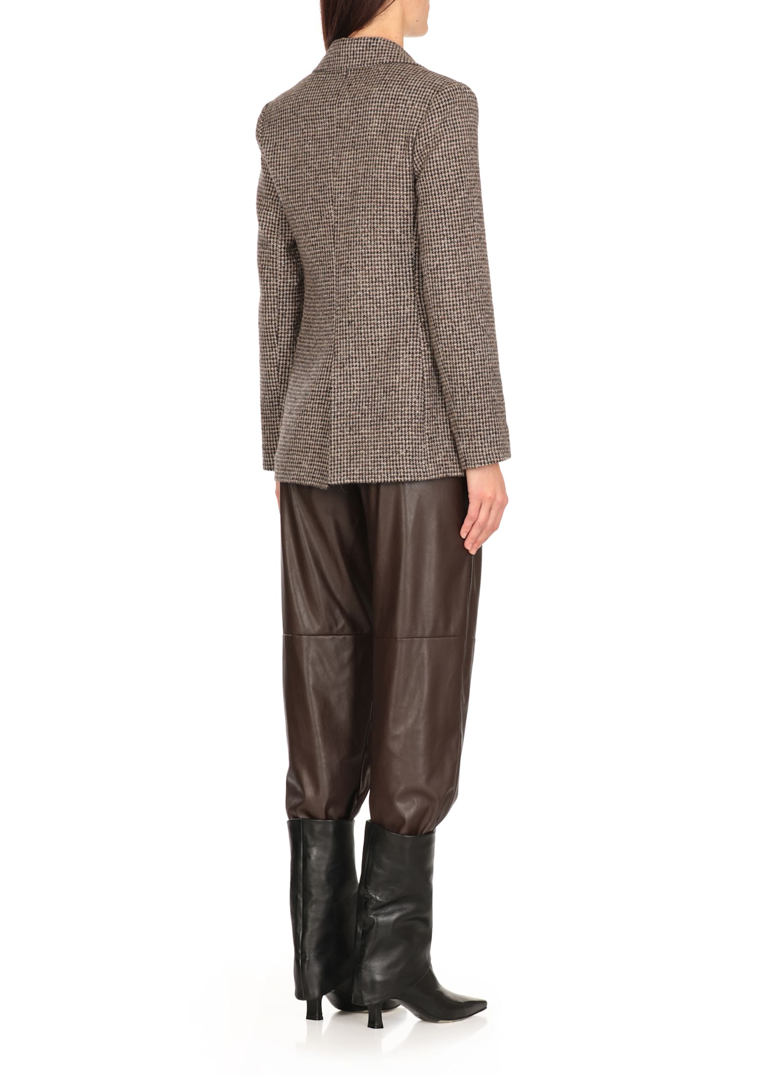 Shop Antonelli Grua Blazer In Brown